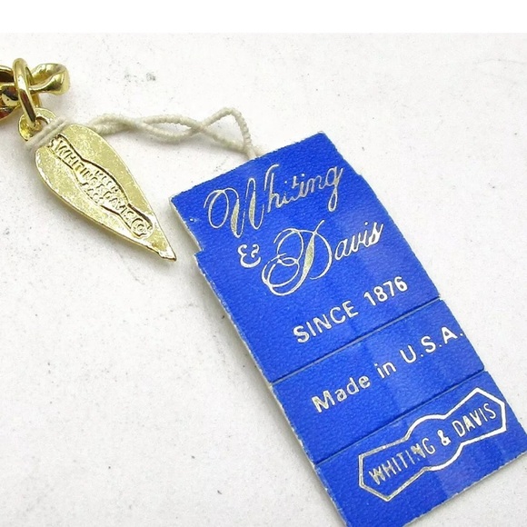 Vintage Whiting & Davis Gold Mesh Bib Necklace - Picture 3 of 4